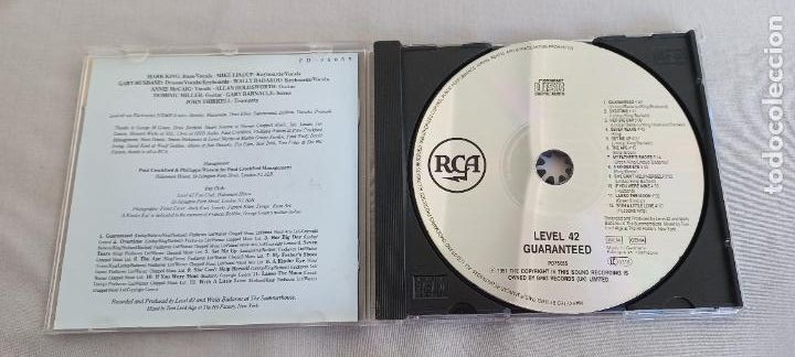 CDs de m&uacute;sica: CD LEVEL 42. GUARANTEED PD 75055 - Foto 2