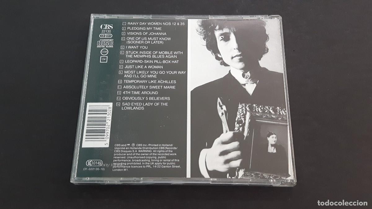 CDs de m&uacute;sica: CD BOB DYLAN - BLONDE ON BLONDE - 1998 - Foto 3