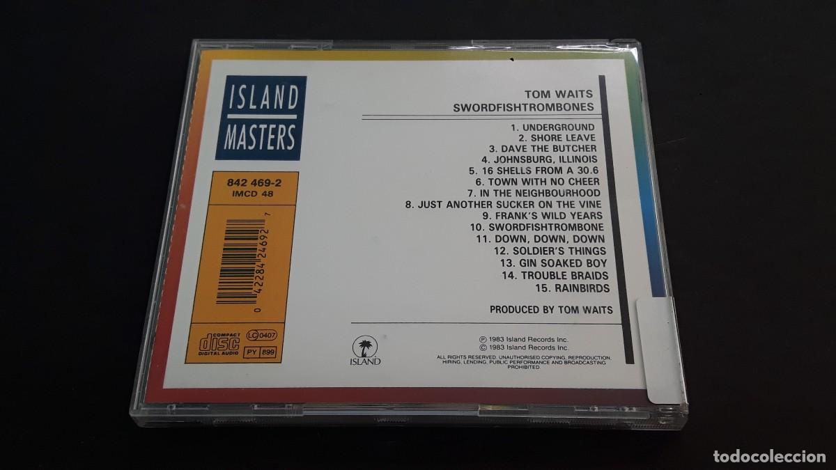 CDs de m&uacute;sica: CD TOM WAITS - SWORDFISHTROMBONES - Foto 3