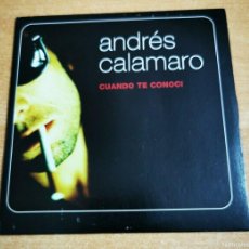 CDs de Música: ANDRES CALAMARO CUANDO TE CONOCI CD SINGLE PROMO CARTON ESPAÑA DEL AÑO 1999 RARO 1 TEMA. Lote 366578156