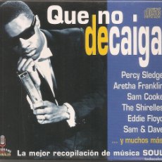 CDs de Música: QUE NO DECAIGA - LA MEJOR RECOPILACION DE MUSICA SOUL (VARIOS) (BOX SET CON 3 CD'S, BP 1998). Lote 366604026