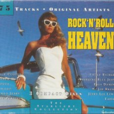 CDs de Música: ROCK N ROLL HEAVEN - VARIOS (BOX SET CON 3 CD'S, STARLIGHT COLLCTION, VER FOTO ADJUNTA). Lote 366605186