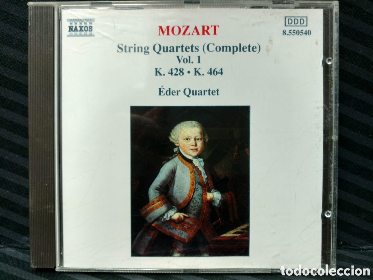 CDs de m&uacute;sica: Mozart - &Eacute;der Quartet - String Quartets (Complete) Vol. 1: K. 428, K. 464 (CD) - Foto 1