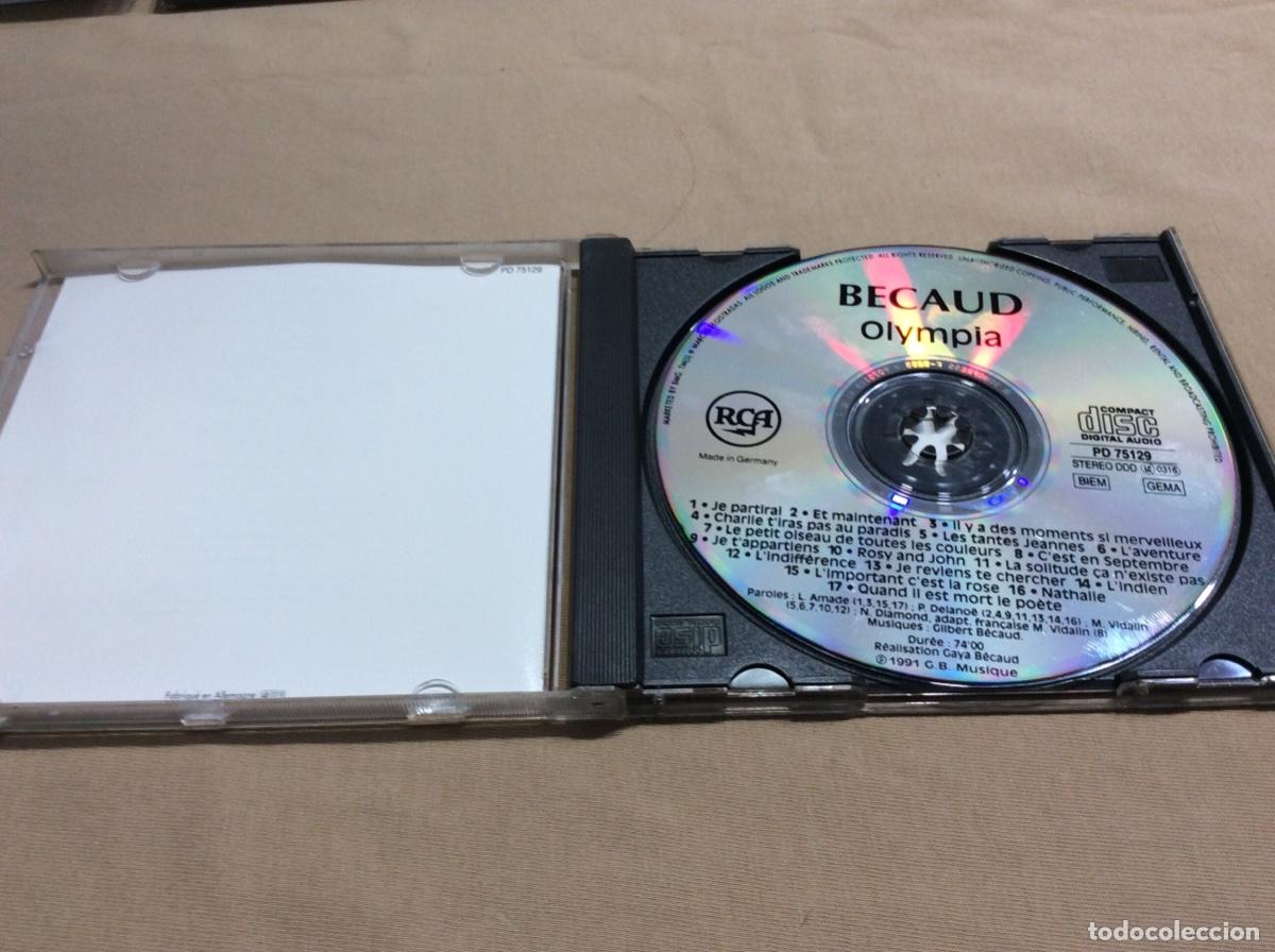 CDs de m&uacute;sica: BECAUD - OLYMPIA - BMG - 1991 - Foto 3
