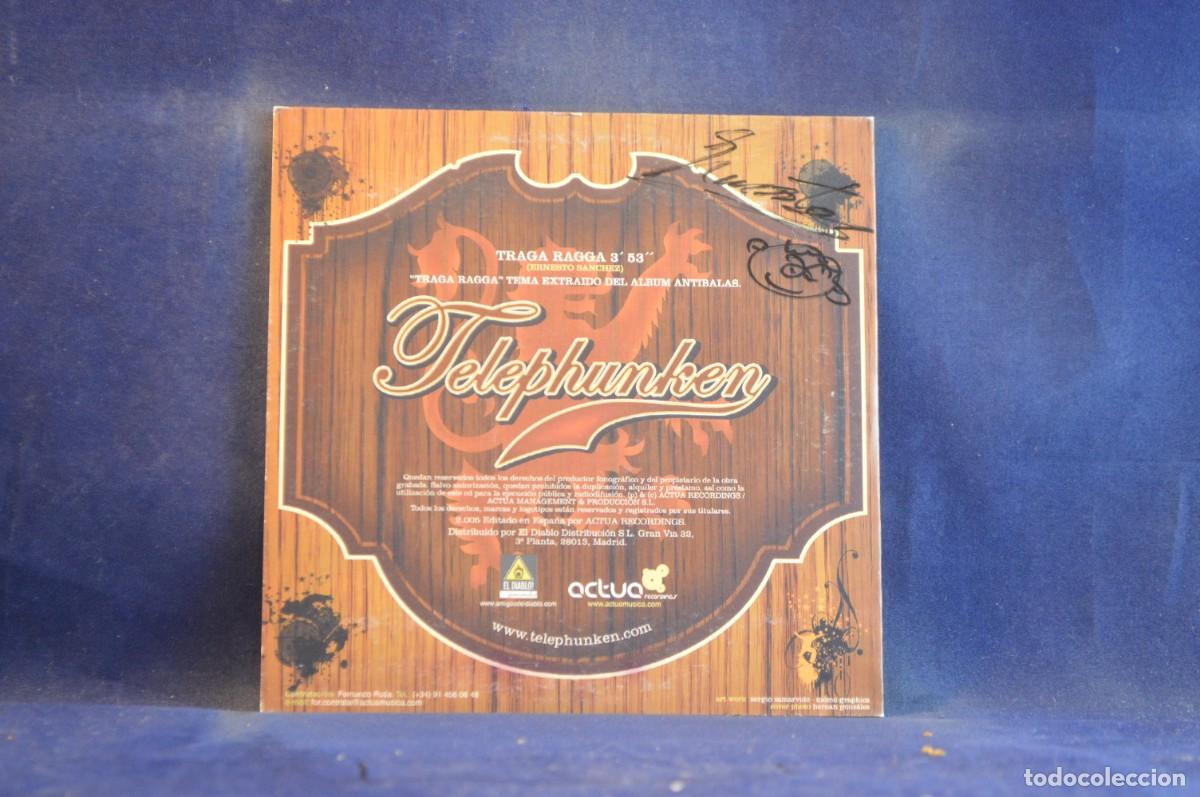 CDs de m&uacute;sica: TELEPHUNKEN - TRAGA RAGGA - CD SINGLE - Foto 2