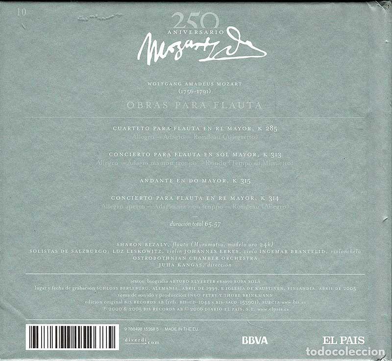 CDs de m&uacute;sica: Mozart - Obras Para Flauta. Libro + CD - Foto 2