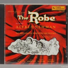 CDs de Música: CD. NEWMAN CONDUCTING THE HOLLYWOOD SYMPHONY ORCHESTRA – THE ROBE (ORIGINAL MOTION PICTURE SCORE). Lote 366731316