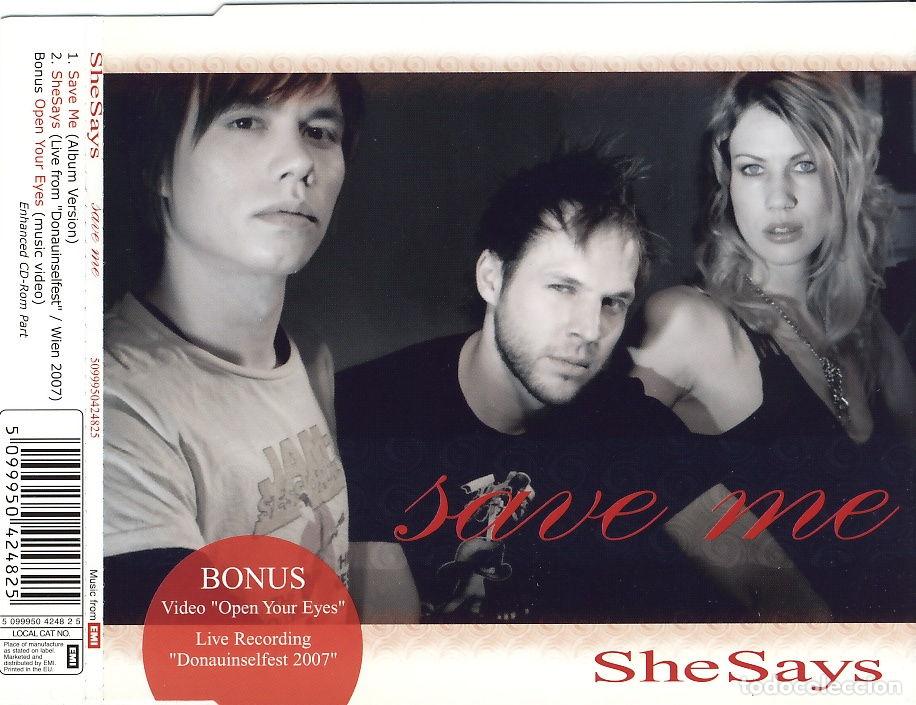 CDs de m&uacute;sica: Save Me (CD Single) - SheSays - Foto 1