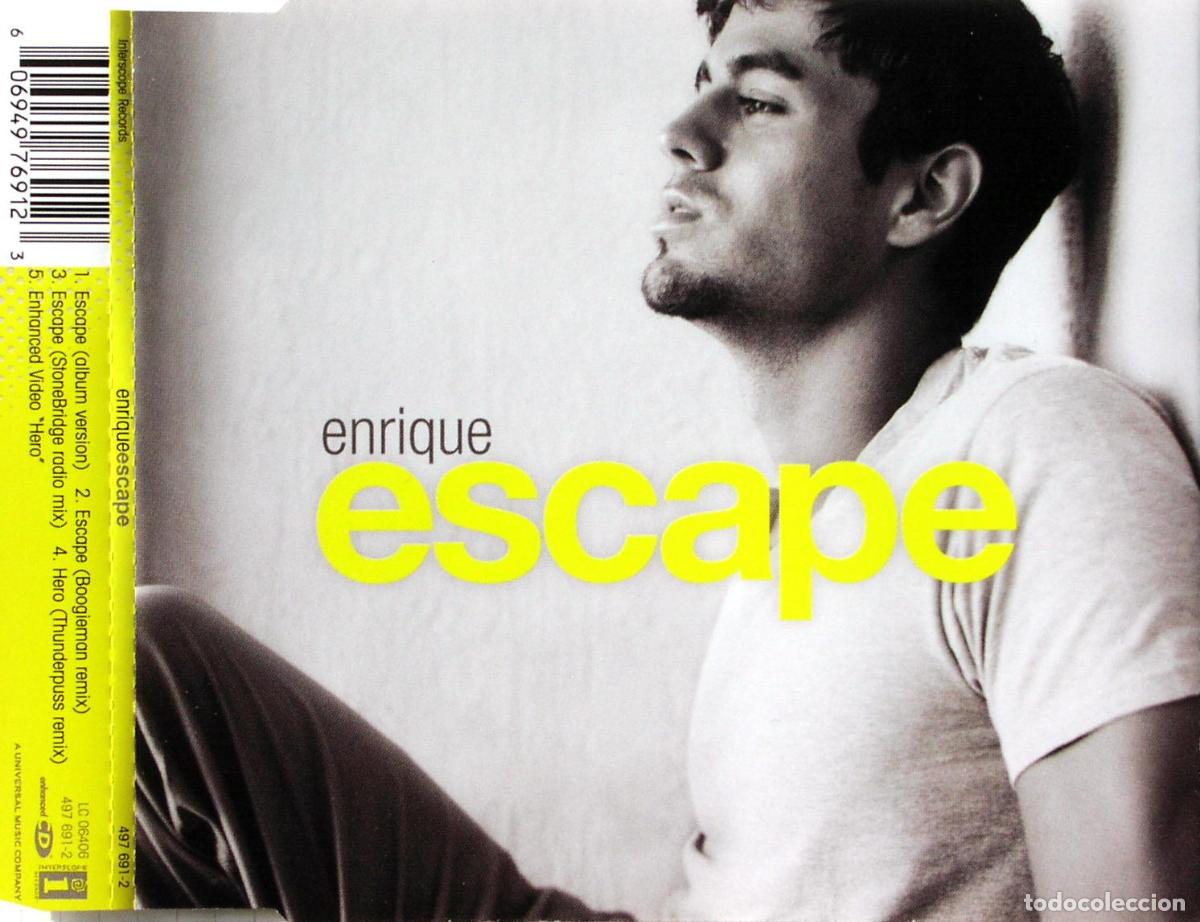 CDs de m&uacute;sica: Escape (CD Single) - Iglesias, Enrique - Foto 1