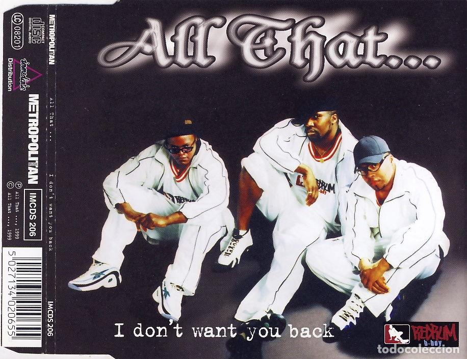 CDs de m&uacute;sica: I Dont Want You Back (CD Single) - All That - Foto 1