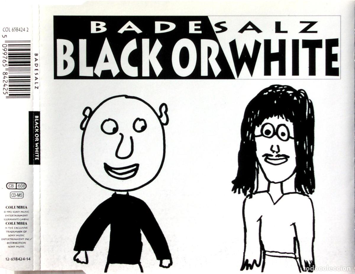 CDs de m&uacute;sica: Black Or White (CD Single) - Badesalz - Foto 1