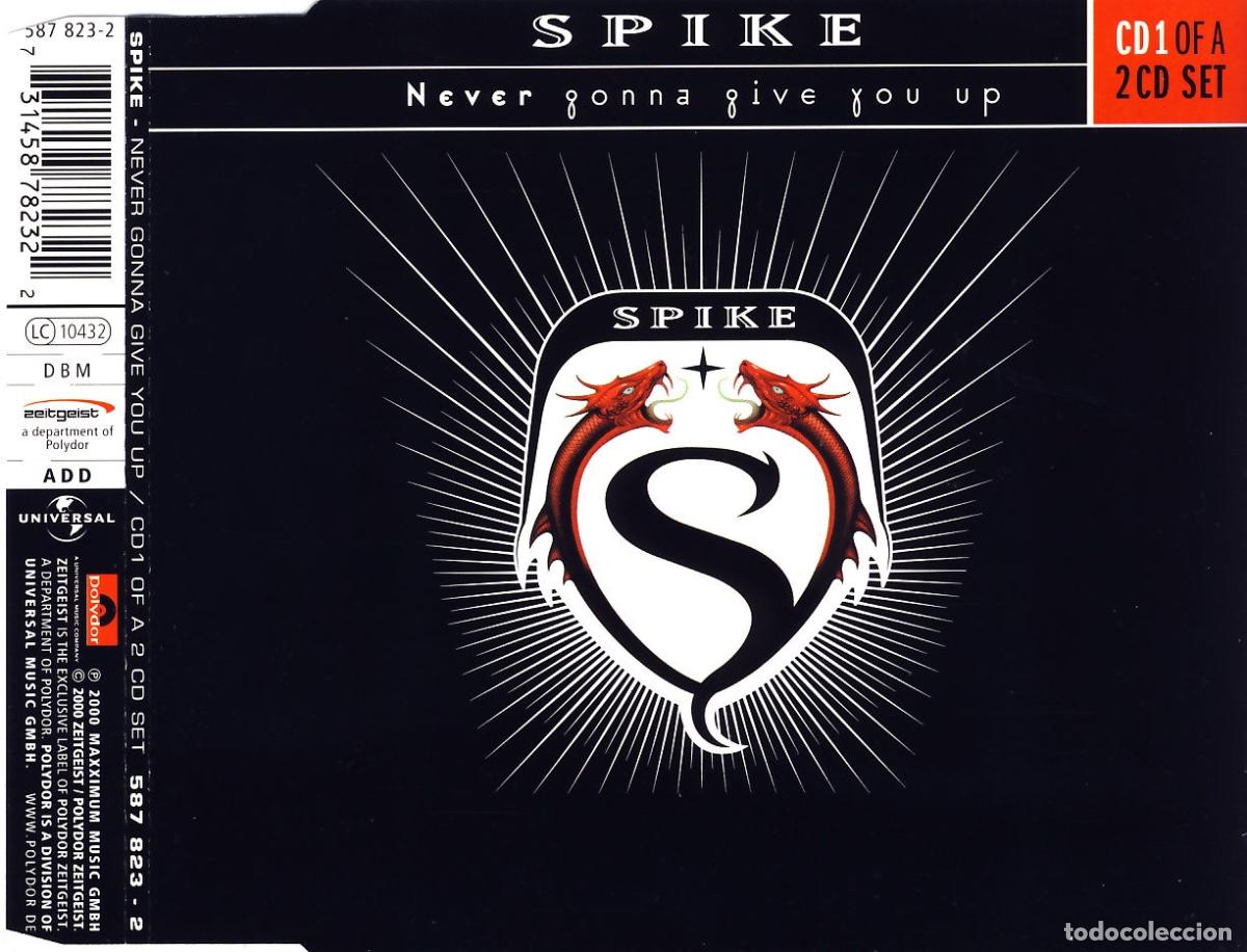 CDs de m&uacute;sica: Never Gonna Give You Up (CD Single) - Spike - Foto 1