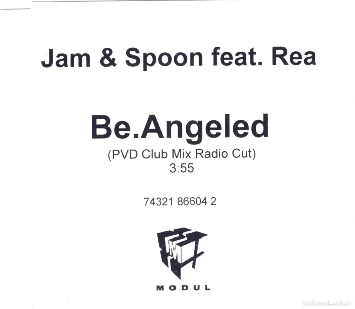 CDs de m&uacute;sica: Be.Angeled (feat. Rea) (CD Single) - Jam & Spoon - Foto 1