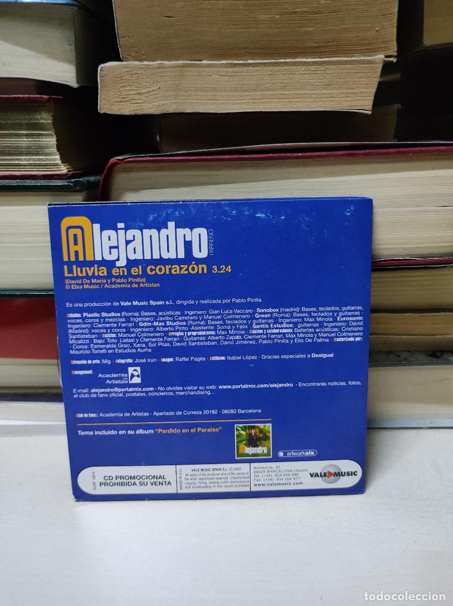 CDs de m&uacute;sica: Alejandro Parre&ntilde;o &ndash; Lluvia En El Coraz&oacute;n - Foto 2