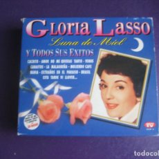 CDs de Musique: GLORIA LASSO ‎– ANTOLOGÍA - 42 EXITOS - TRIPLE CD DIVUCSA SIN USO - MELODICA 50'S - LUIS MARIANO. Lote 366810996
