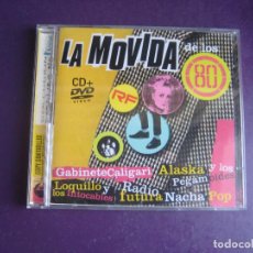 CDs de Música: LA MOVIDA DE LOS 80 - CD + DVD EMI RTVE 2004 - LOQUILLO, ALASKA, ILEGALES, TINO CASAL, 20 TEMAS ETC. Lote 366812641