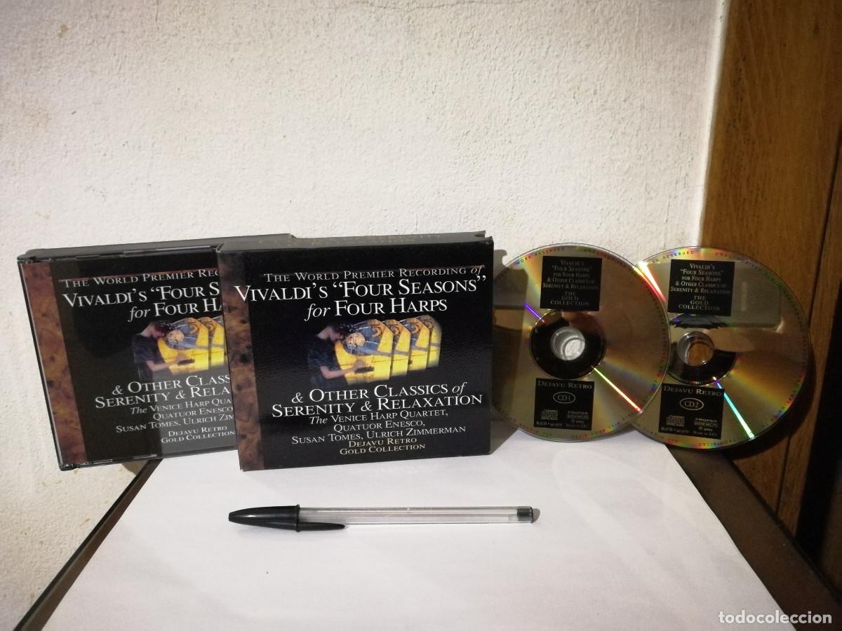 CD di Musica: CD DOBLE ORIGINAL - Vivaldi's Four Seasons For Four Harps - CLASICA