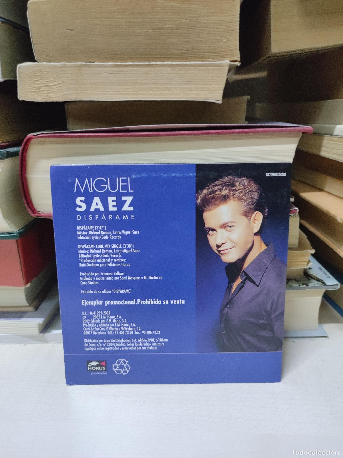 CDs de m&uacute;sica: Miguel Saez &ndash; Disp&aacute;rame - Foto 2