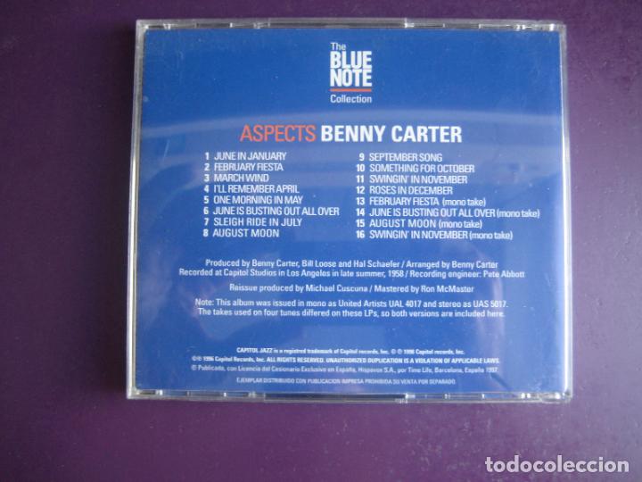 CDs de m&uacute;sica: Benny Carter &ndash; Aspects - CD BLUE NOTE - JAZZ, SWING - SIN USO - Foto 2