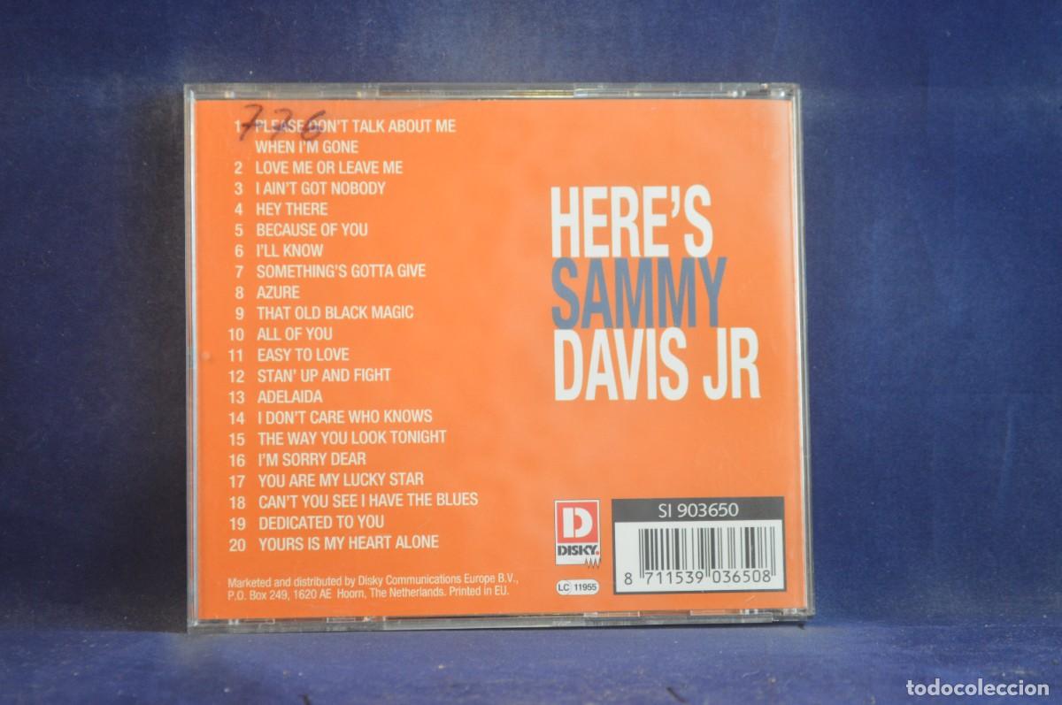 CDs de m&uacute;sica: SAMMY DAVIS JR. - HERES SAMMY DAVIS JR - CD - Foto 2