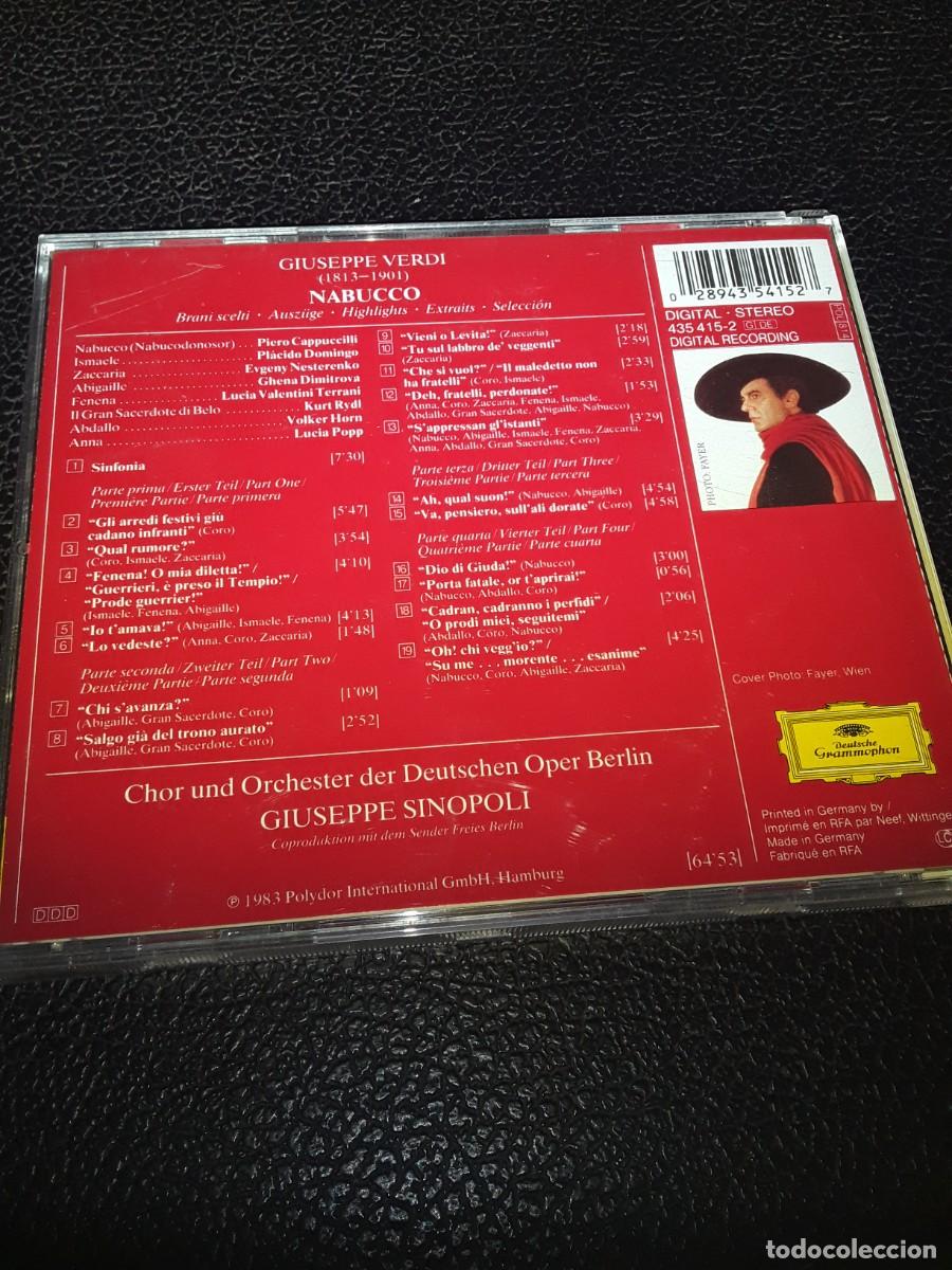 CDs de m&uacute;sica: Pl&aacute;cido Domingo &lrm;&ndash; Nabucco - CD - Foto 3