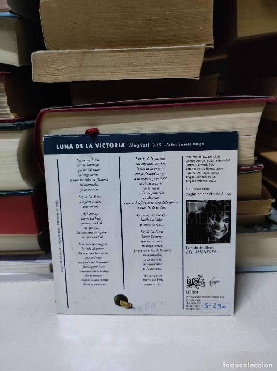 CDs de m&uacute;sica: Jos&eacute; Merc&eacute; &ndash; Luna De La Victoria - Foto 2