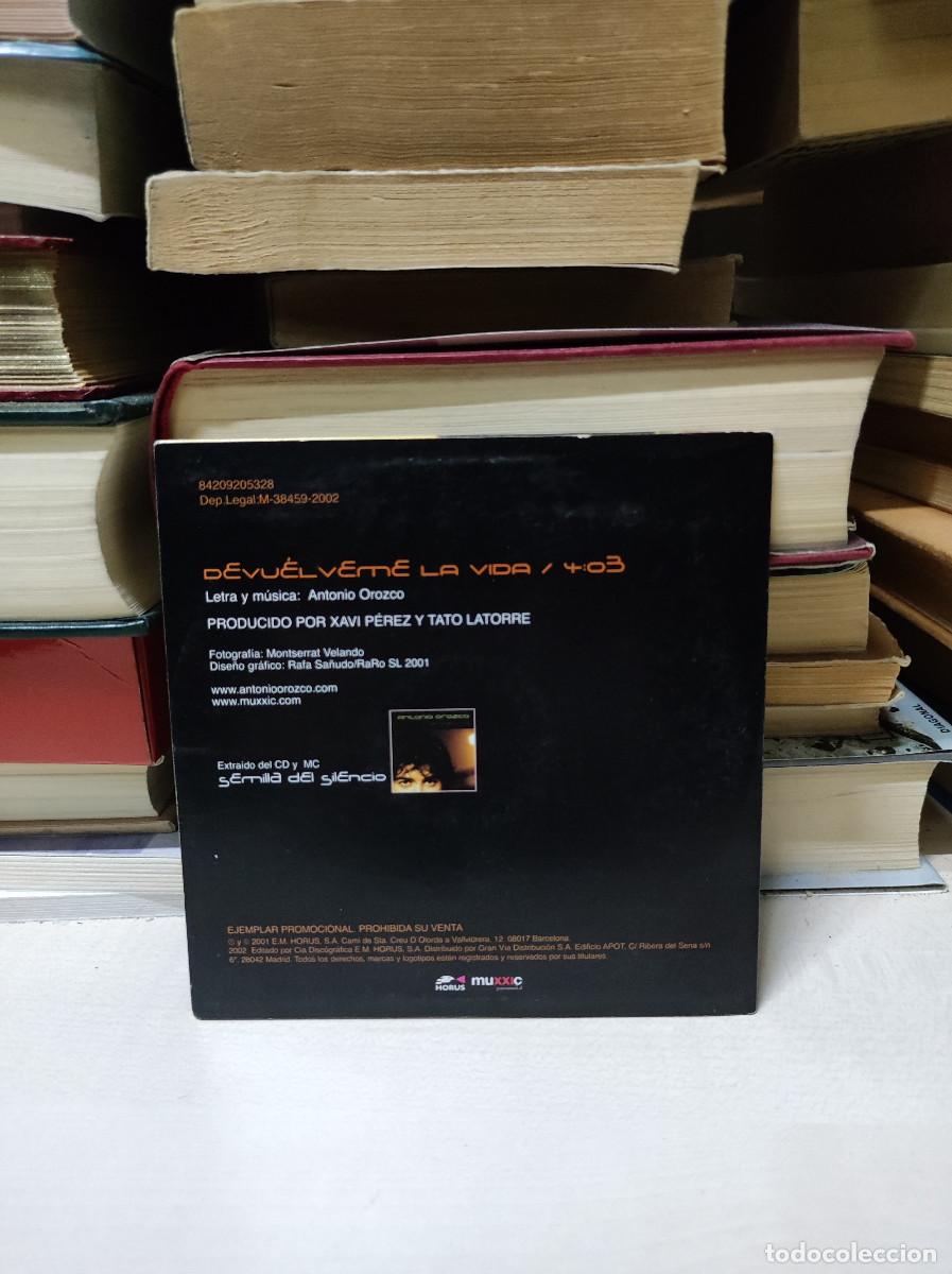 CDs de m&uacute;sica: Antonio Orozco &ndash; Devu&eacute;lveme La Vida - Foto 2