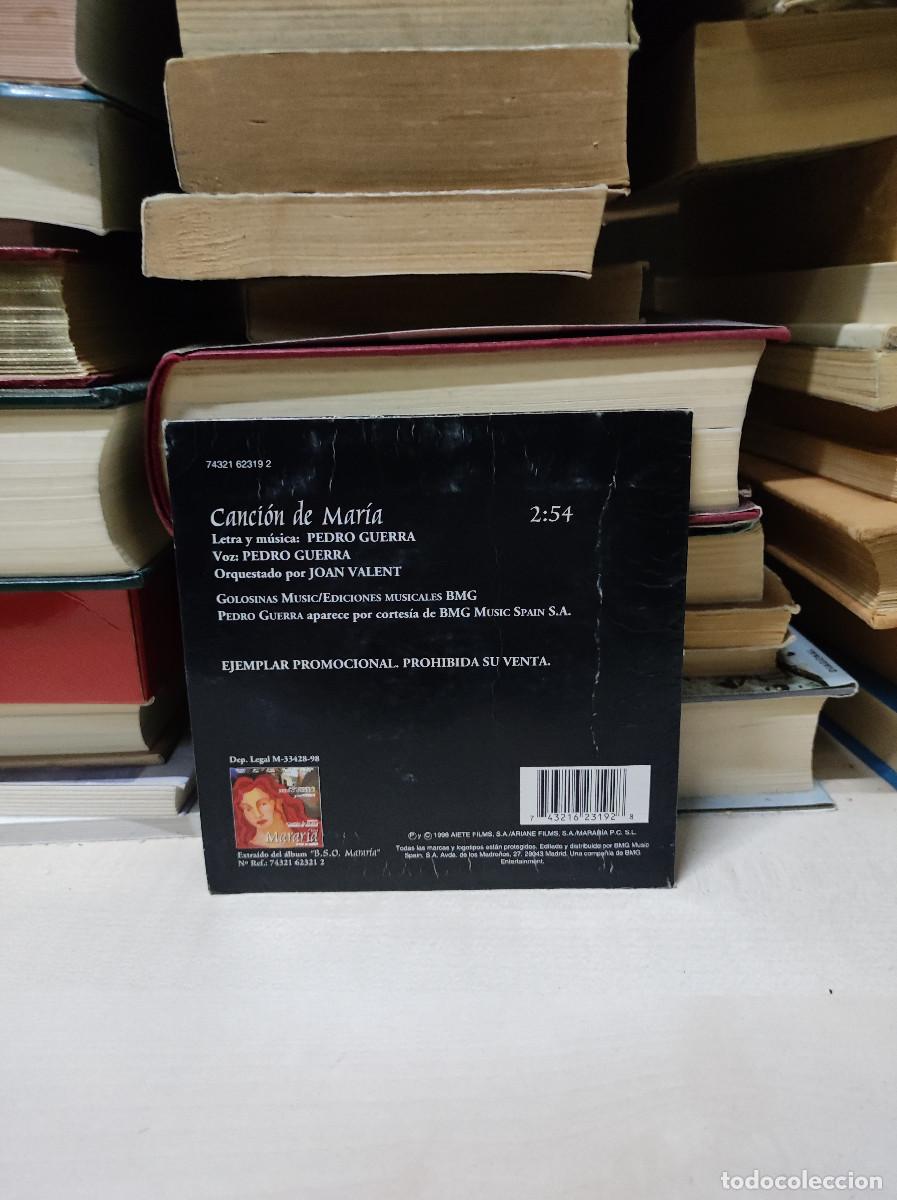 CDs de m&uacute;sica: Pedro Guerra &ndash; Canci&oacute;n De Mar&iacute;a - Foto 2