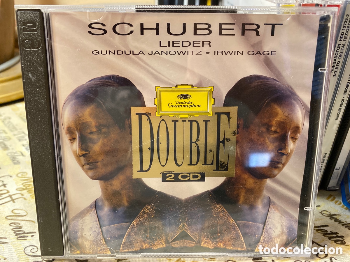 CDs de m&uacute;sica: Schubert - Gundula Janowitz, Irwin Gage - Lieder (2xCD, Comp) - Foto 1