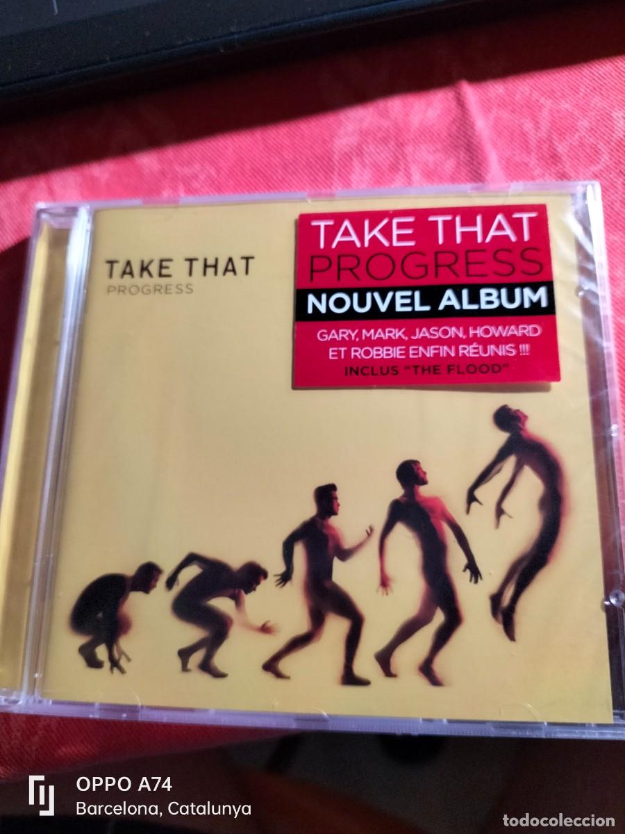 CDs de m&uacute;sica: RAR CD. TAKE THAT. PROGRESS. STICKER EN FRANC&Eacute;S. MINT - Foto 1