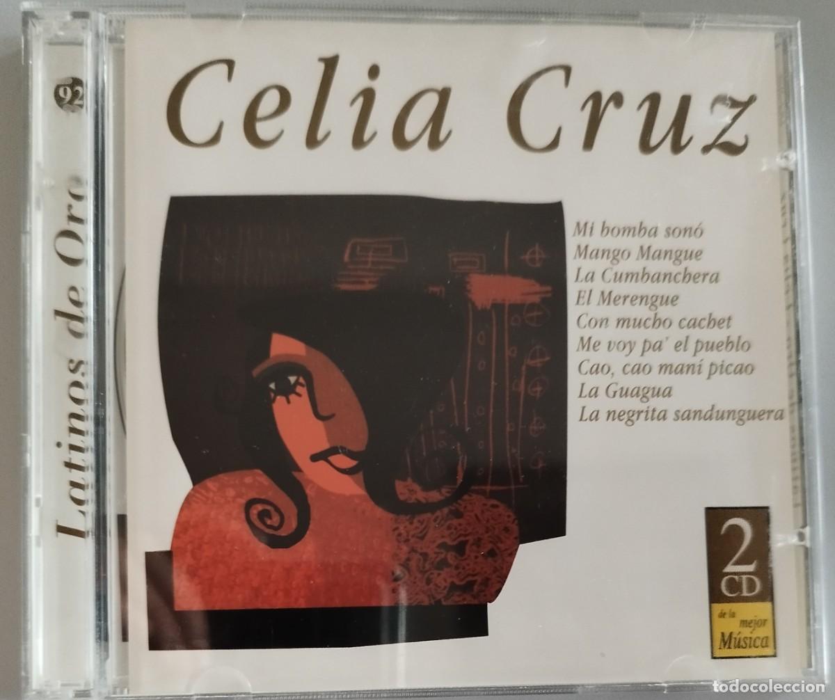 CDs de m&uacute;sica: CELIA CRUZ - LATINOS DE ORO - 2 CD,s - Foto 1