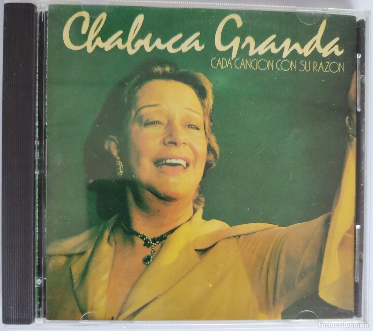 CDs de m&uacute;sica: CHABUCA GRANDA, CADA CANCION CON SU RAZON - Foto 1