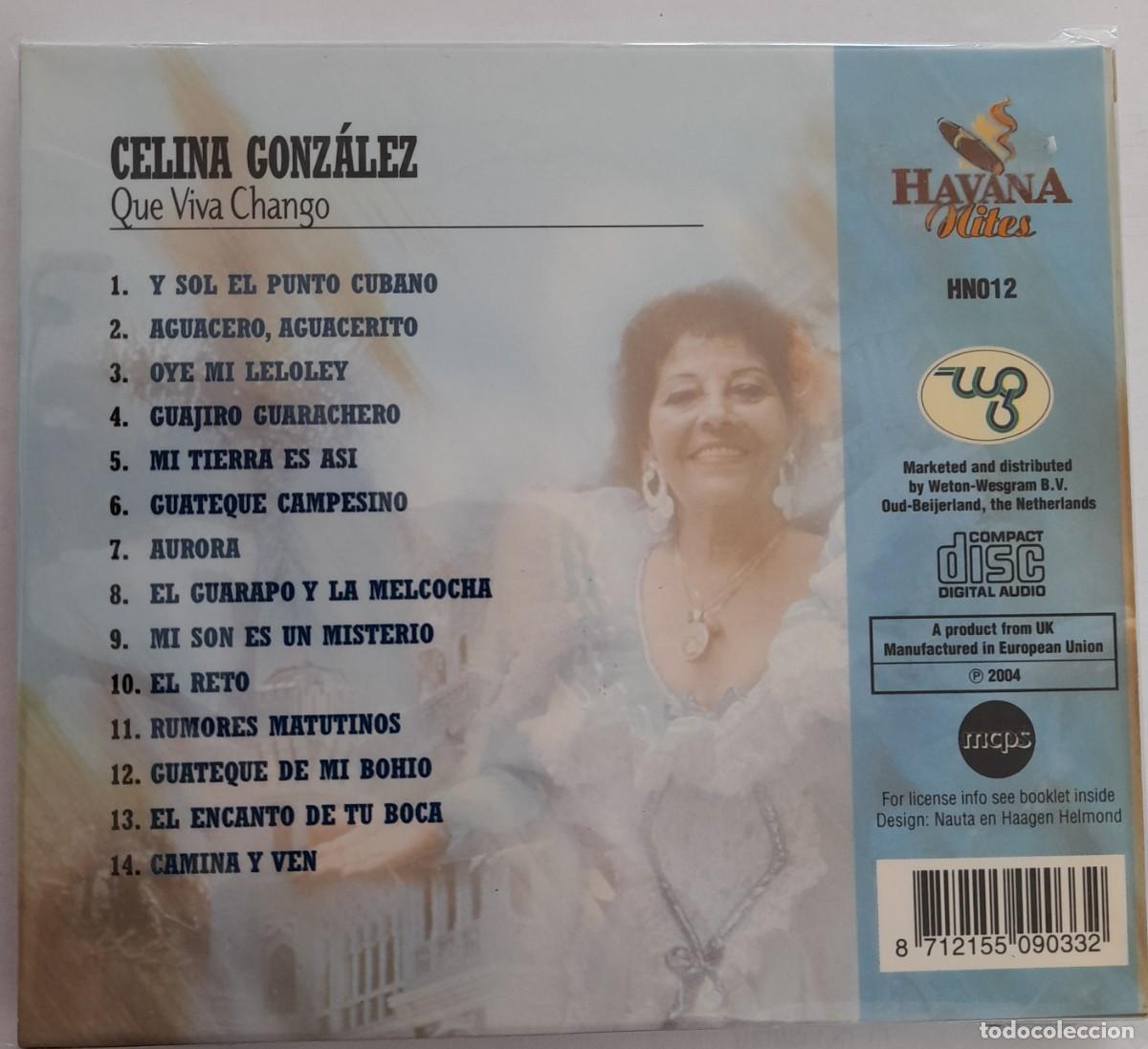 CDs de m&uacute;sica: CELINA GONZALEZ, QUE VIVA CHANGO - CUBA COLLECTION - Foto 2