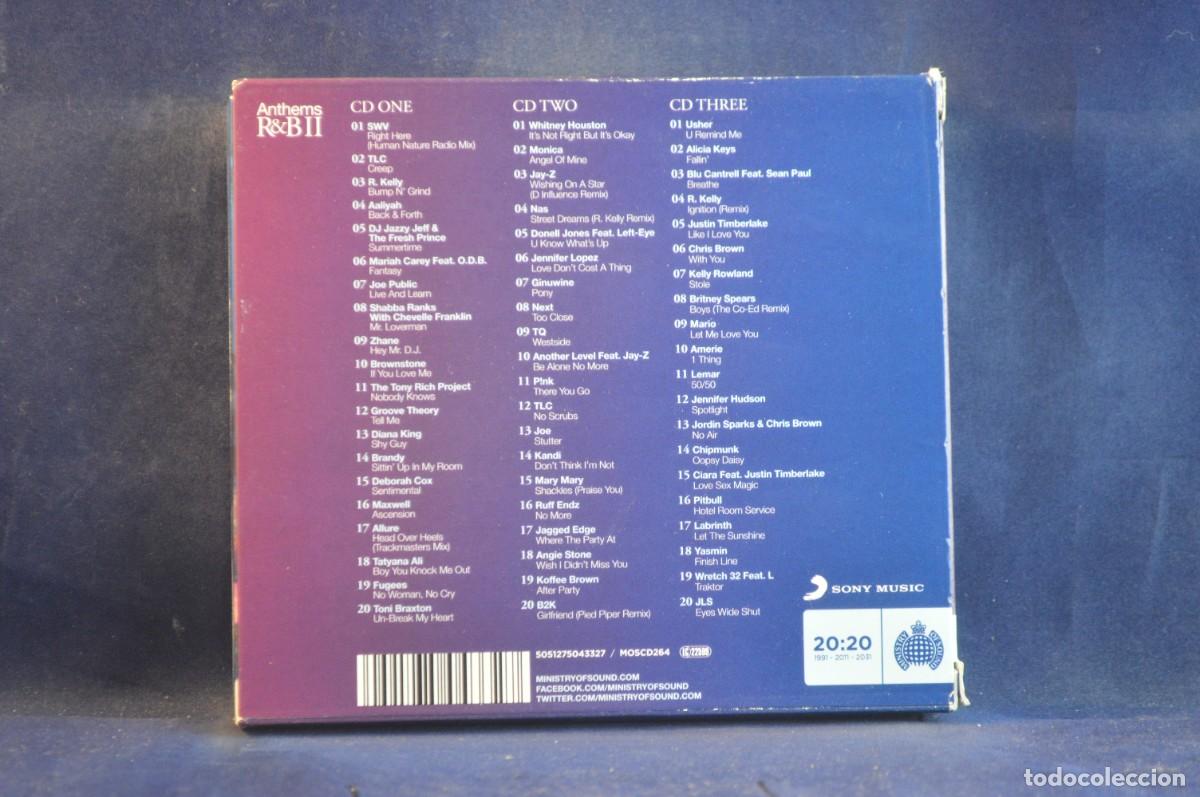CDs de m&uacute;sica: VARIOUS - ANTHEMS R&B II - 3 CD - Foto 2