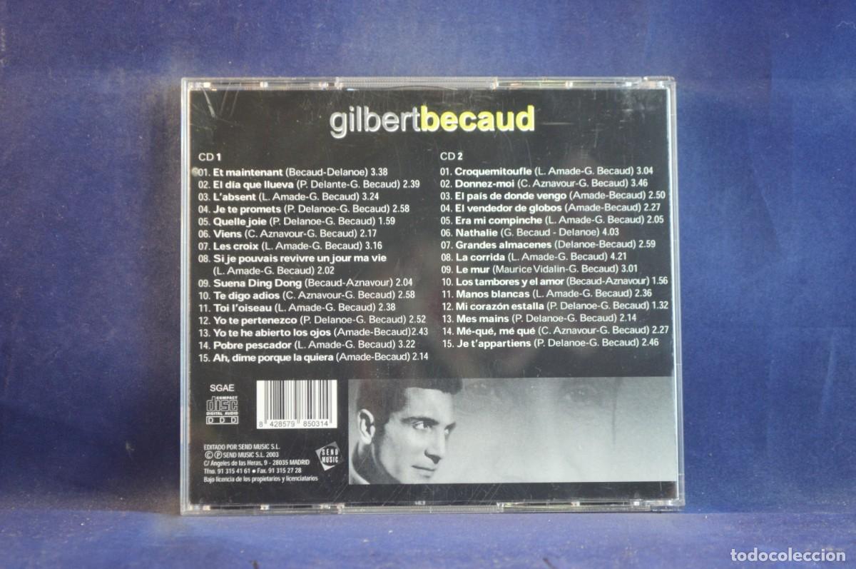 CDs de m&uacute;sica: GILBERT BECAUD - GILBERT BECAUD - 2 CD - Foto 2
