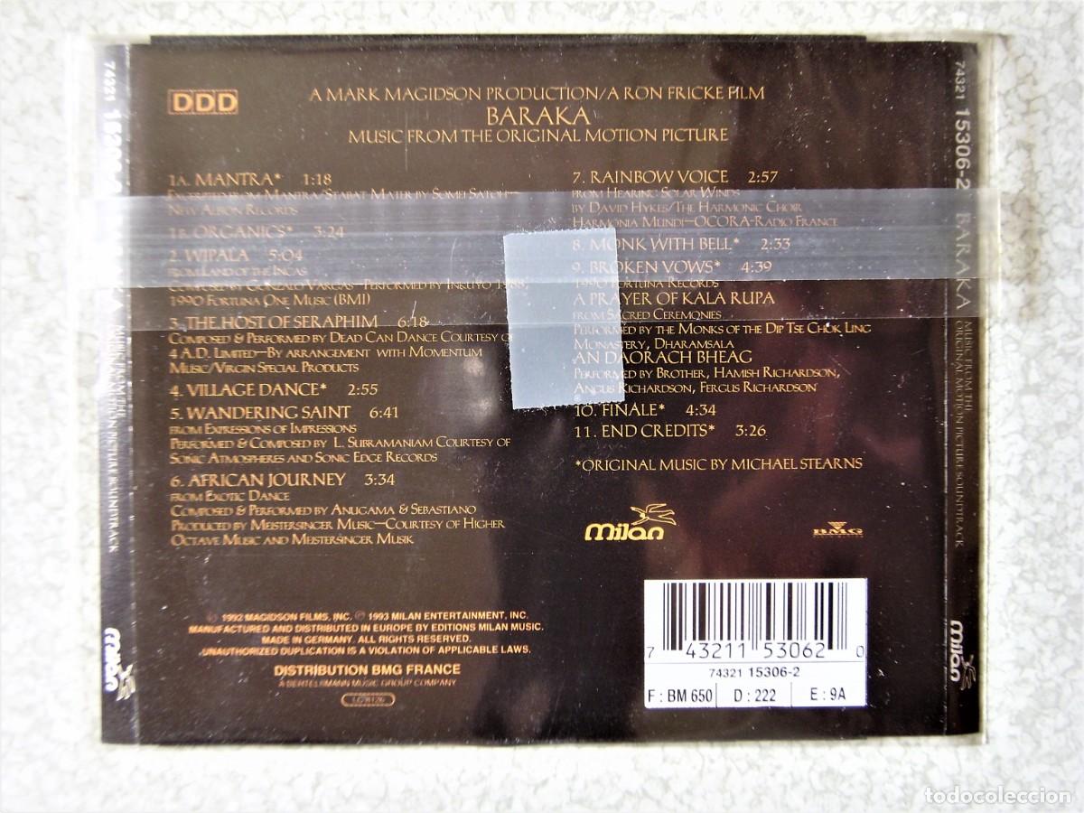 CDs de m&uacute;sica: BARAKA...BSO DE MICHAEL STEARNS...PEDIDO MINIMO 5&euro; - Foto 2