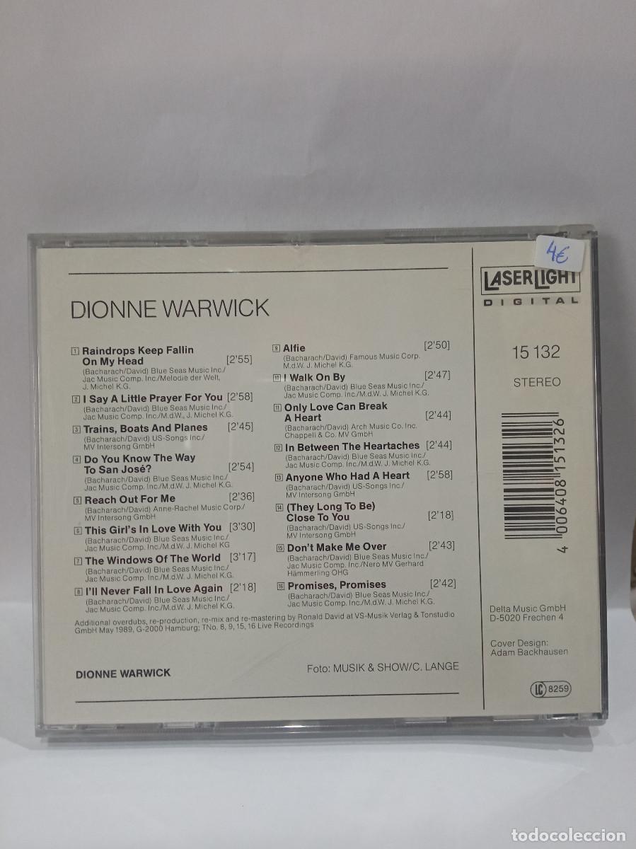 CDs de m&uacute;sica: dionne Warwick - CD. Delta 1989. - Foto 2