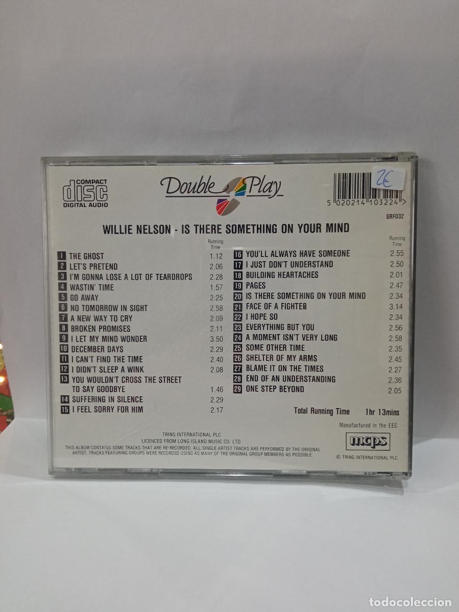 CDs de m&uacute;sica: Willie Nelson - Is There Something on Your Mind - CD. Double Play 1992. - Foto 2