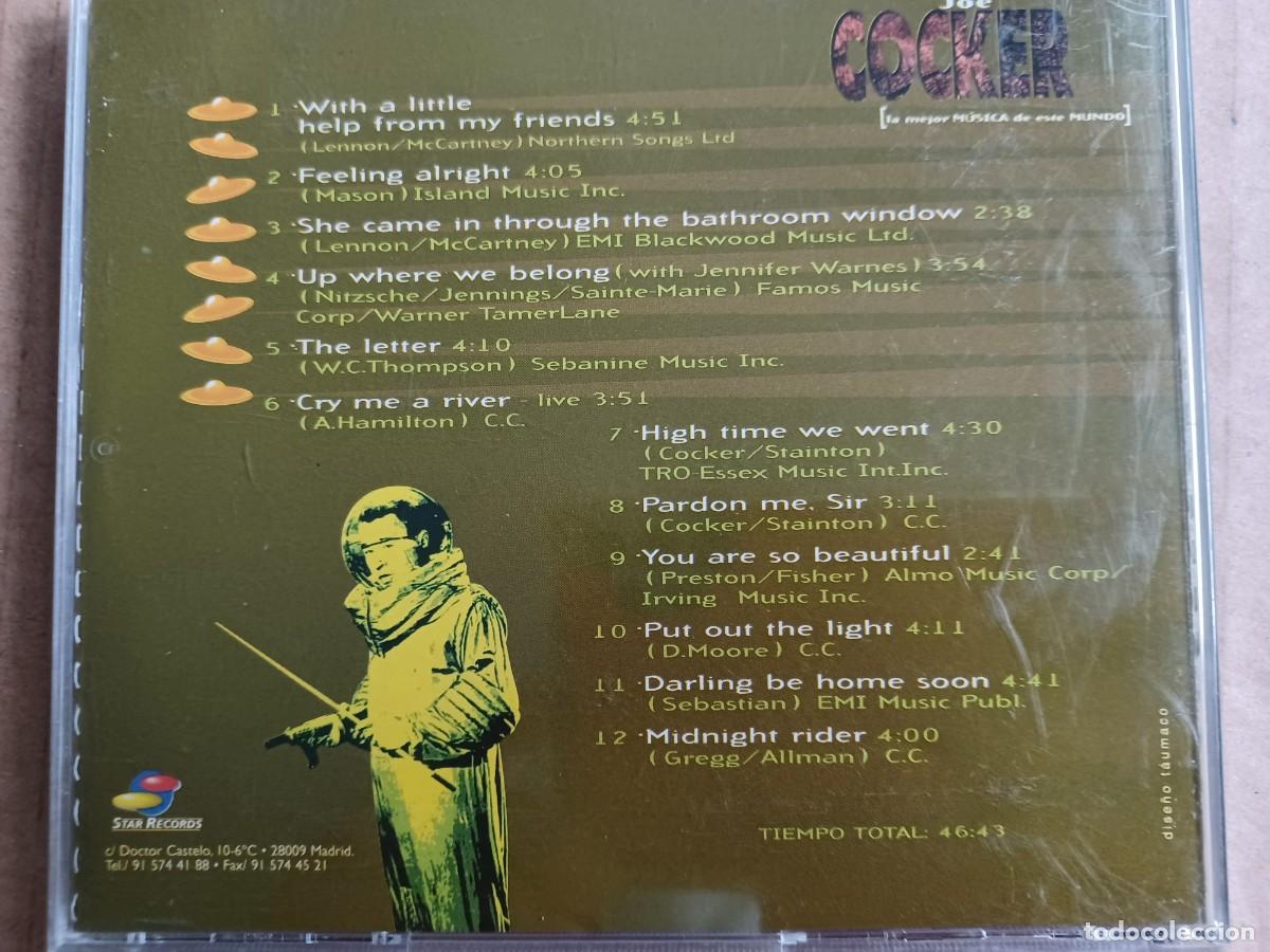 CDs de m&uacute;sica: JOE COCKER - 12 GRANDES EXITOS CD 1998 - Foto 3
