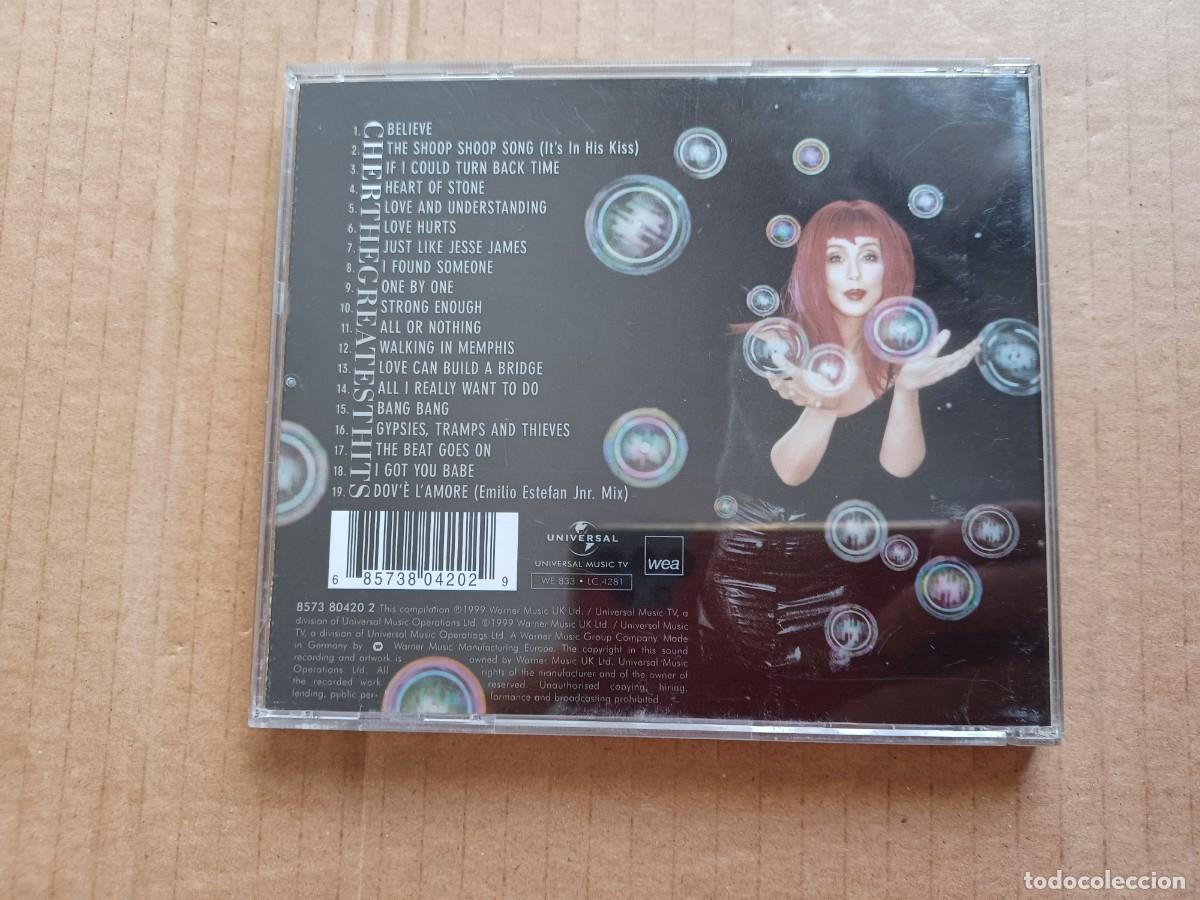 CDs de m&uacute;sica: CHER - THE GREATEST HITS CD 1999 - Foto 3