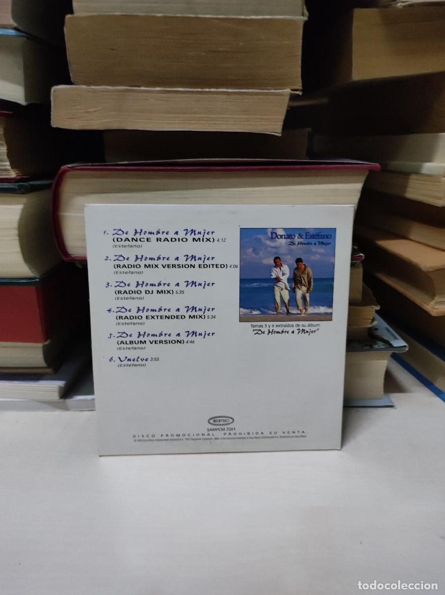 CDs de m&uacute;sica: Donato & Estefano &ndash; De Hombre A Mujer - Foto 2