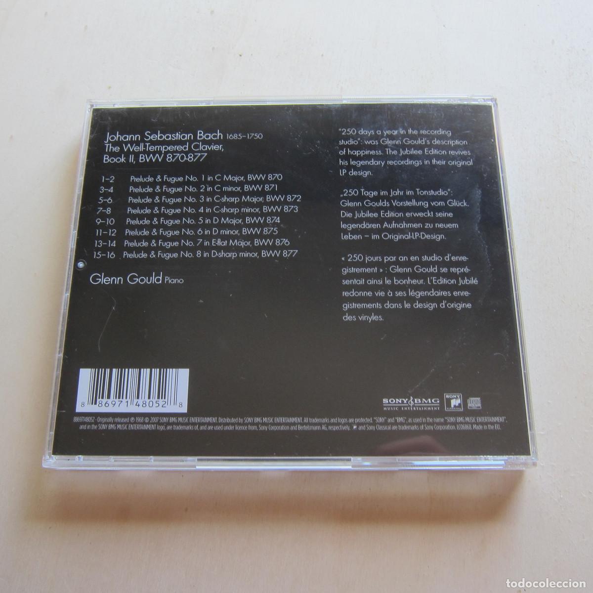 CDs de m&uacute;sica: BACH - GLENN GOULD (SONY) CD - Foto 2