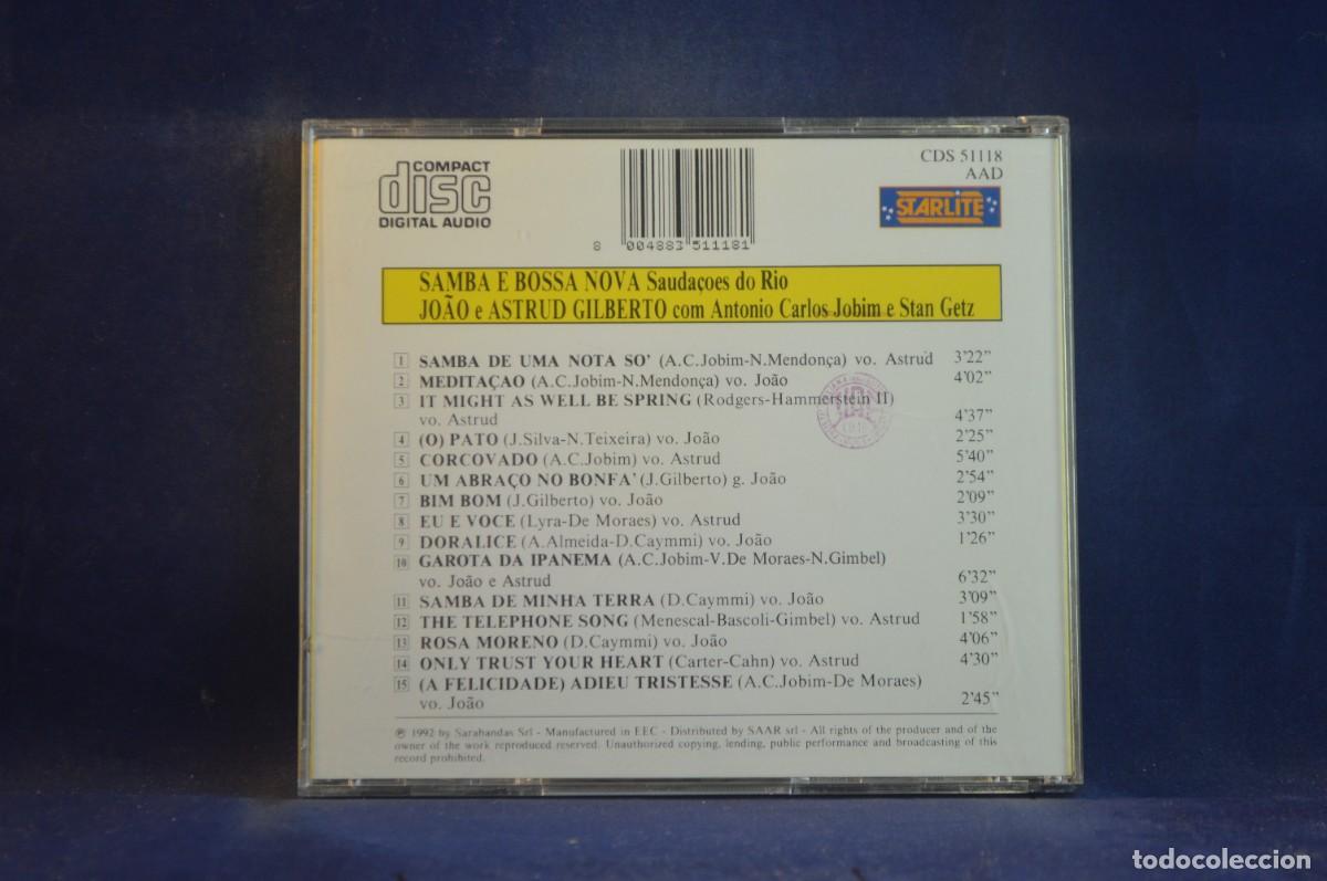 CDs de m&uacute;sica: SAMBA E BOSSA NOVA: SAUDA&Ccedil;&Otilde;ES DO RIO - CD - Foto 2