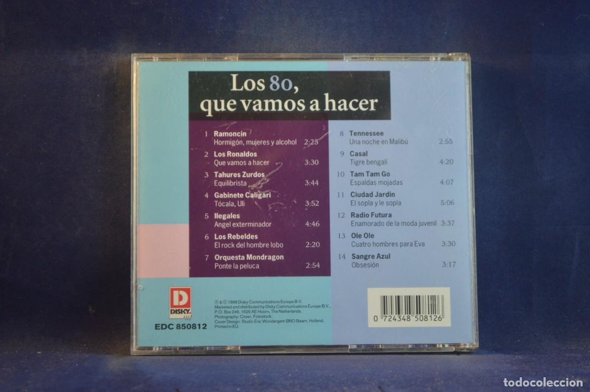 CDs de m&uacute;sica: VARIOUS - LOS &acute;80, QUE VAMOS A HACER. - CD - Foto 2