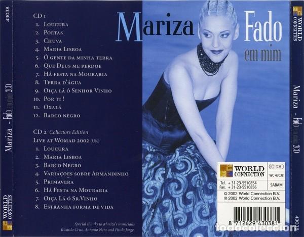 CDs de m&uacute;sica: Mariza &ndash; Fado Em Mim - Foto 2