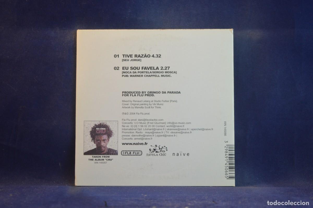 CDs de m&uacute;sica: SEU JORGE - CRU - CD SINGLE - Foto 2