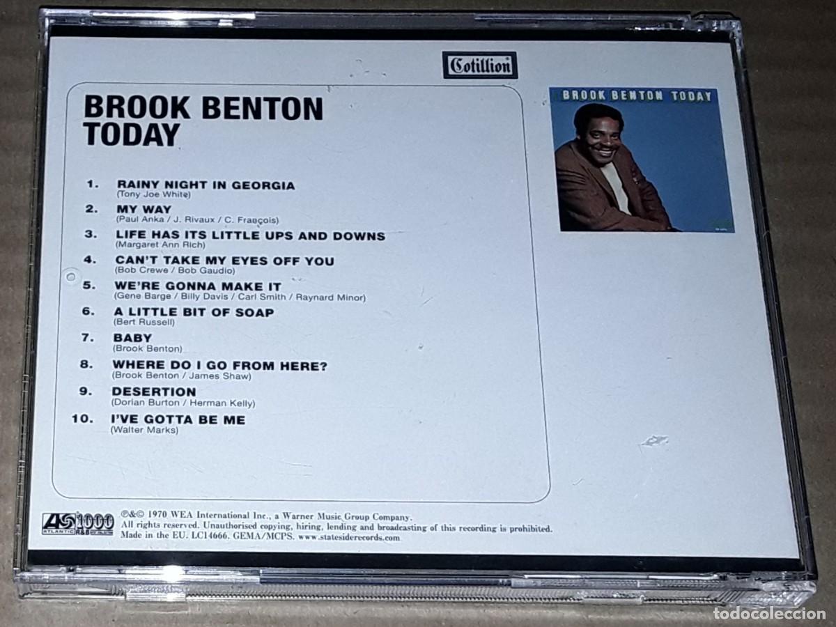 CDs de m&uacute;sica: CD - BROOK BENTON - TODAY - Foto 2