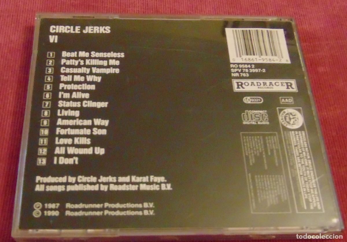CDs de m&uacute;sica: Circle Jerks &ndash; VI - CD ROADRACER 1990 - Foto 2