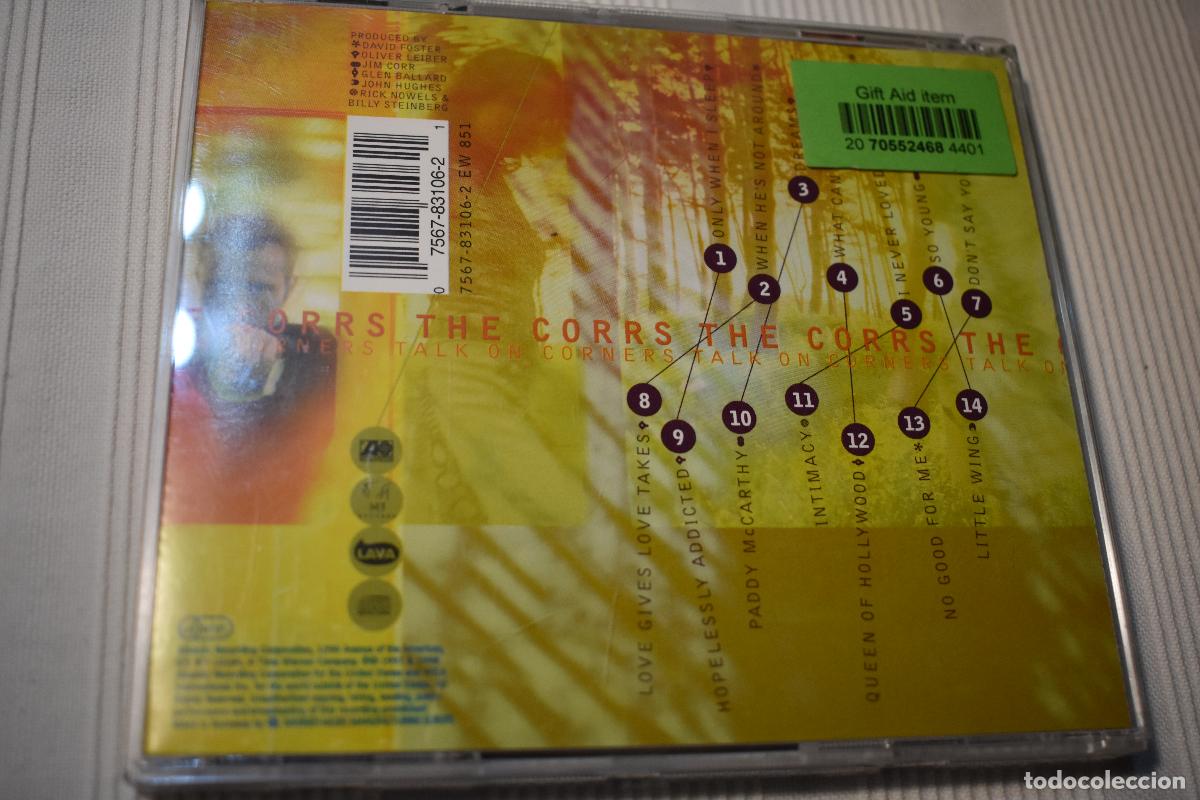CDs de m&uacute;sica: CD THE CORRS TALK ON CORNERS - Foto 3