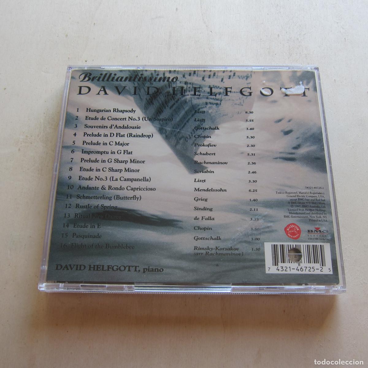 CDs de m&uacute;sica: DAVID HELFGOTT - BRILLIANT&Iacute;SSIMO (RCA) CD - Foto 2